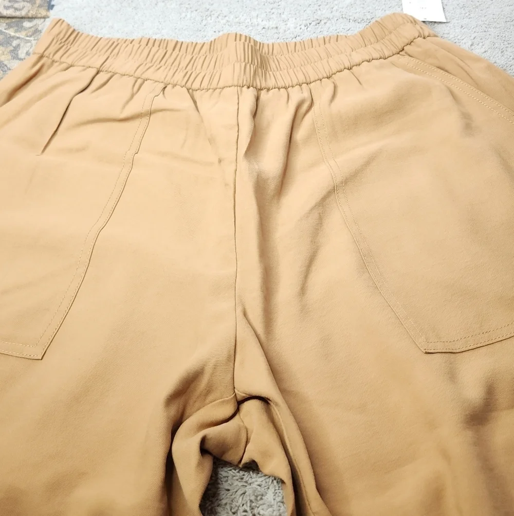 Women's High-Rise Ankle Cargo Pants - A New Day Tan XXL - Picture 4 of 14